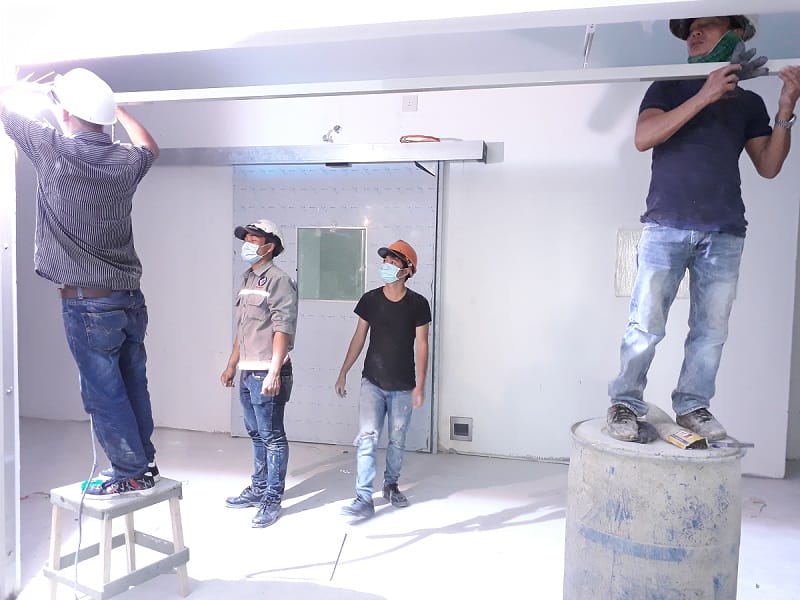 Nhật ký công trình thi công bệnh viện quốc tế mỹ quận 2-6
