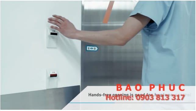 Cảm biến từ xa cửa bệnh viện