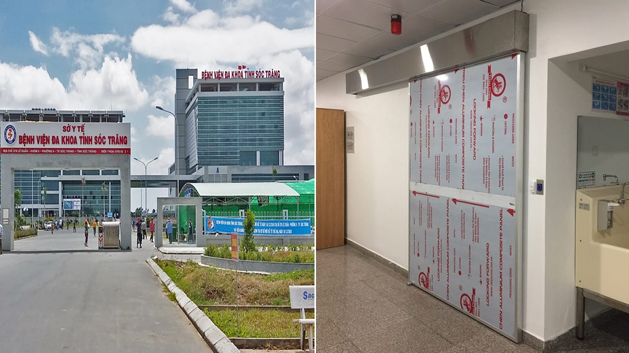 CỬA BỆNH VIỆN SÓC TRĂNG