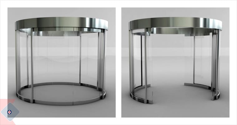 Cửa xoay tròn tự động Swico