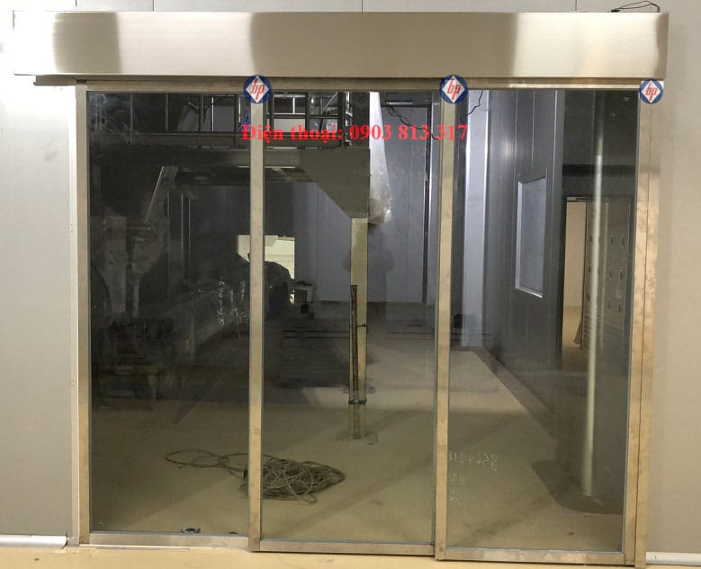 Cửa trượt xếp lớp tự động Sinil - Hàn Quốc